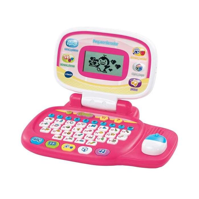 Ordenador pequeordenador rosa 20 actividades 21x27x7 cm 1 Ordenador pequeordenador rosa 20 actividades 21x27x7 cm 1