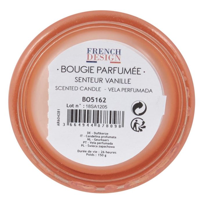 Home Deco Factory Vela con Vaso Cristal Colección Bougie 7,5x9 cm 1