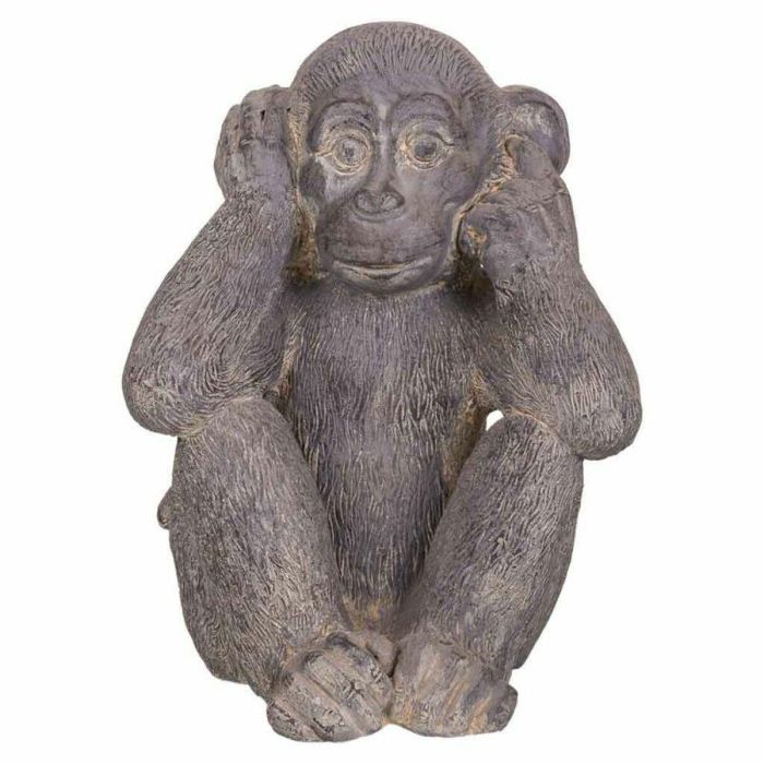 Figura Decorativa Alexandra House Living Gris Magnesio Mono 26 x 40 x 35 cm 5