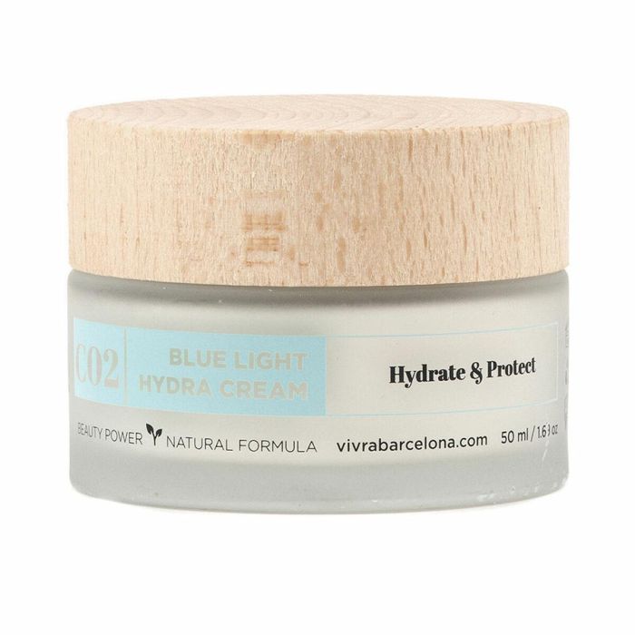 Vivra BLUE LIGHT HYDRA Crema Facial Hidratante y Antioxidante. Protección contra Luz Azul y Envejecimiento Digital. Piel Radiante 50 ml