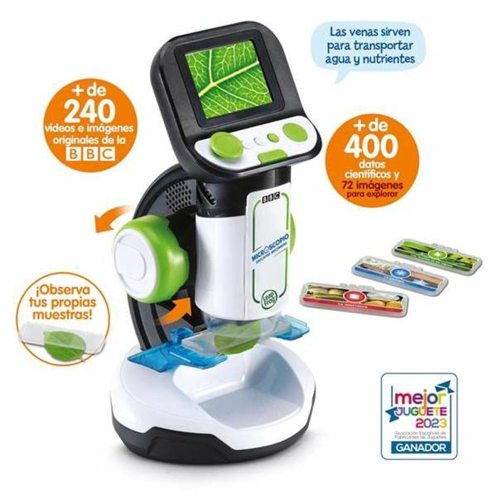 Microscopio Educativo Multimedia VTech/ Pantalla HD 4 Microscopio Educativo Multimedia VTech/ Pantalla HD 4
