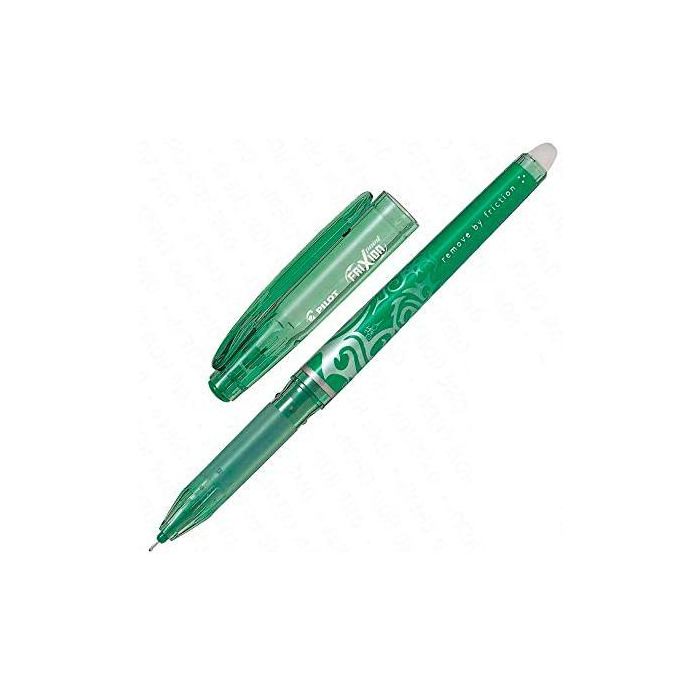 Pilot Bolígrafo Borrable Frixion Point Tinta Verde 0.5mm Punta de Aguja - Elimina por Fricción (12 Unidades) (12 Unidades)