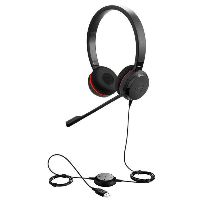 Jabra Auriculares USB Profesionales con Micrófono de Cancelación de Ruido, Aislamiento Pasivo y Control de Llamadas Plug&Play 3