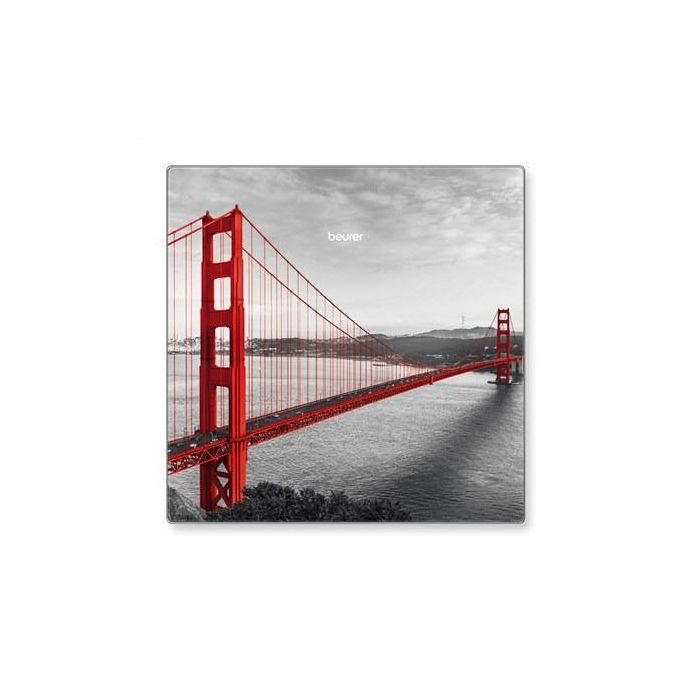 Beurer GS-215 Báscula Digital de Vidrio San Francisco, Pantalla LCD, 180 kg, Diseño Elegante 1 Beurer GS-215 Báscula Digital de Vidrio San Francisco, Pantalla LCD, 180 kg, Diseño Elegante 1