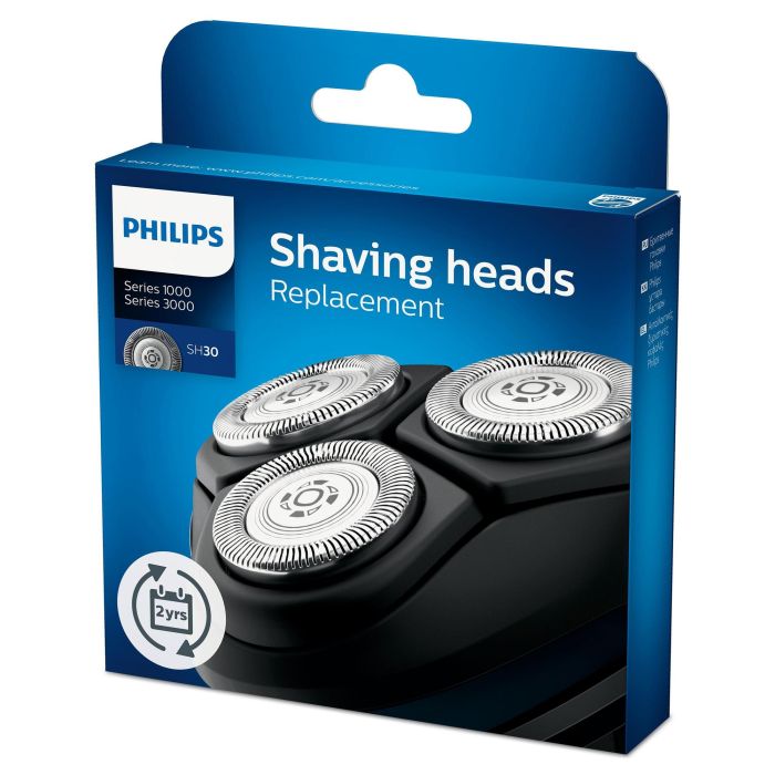 Philips SH30/50 Cabezales de Reemplazo para Afeitadora Eléctrica Series 3000 y 1000 / Pack 3 1