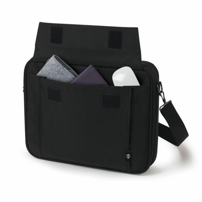 Dicota Eco Multi BASE Funda para Portátil 13-14.1" ECO, Reciclada PET, Protección Acolchada, para Maletín y Hombro, Negra 5