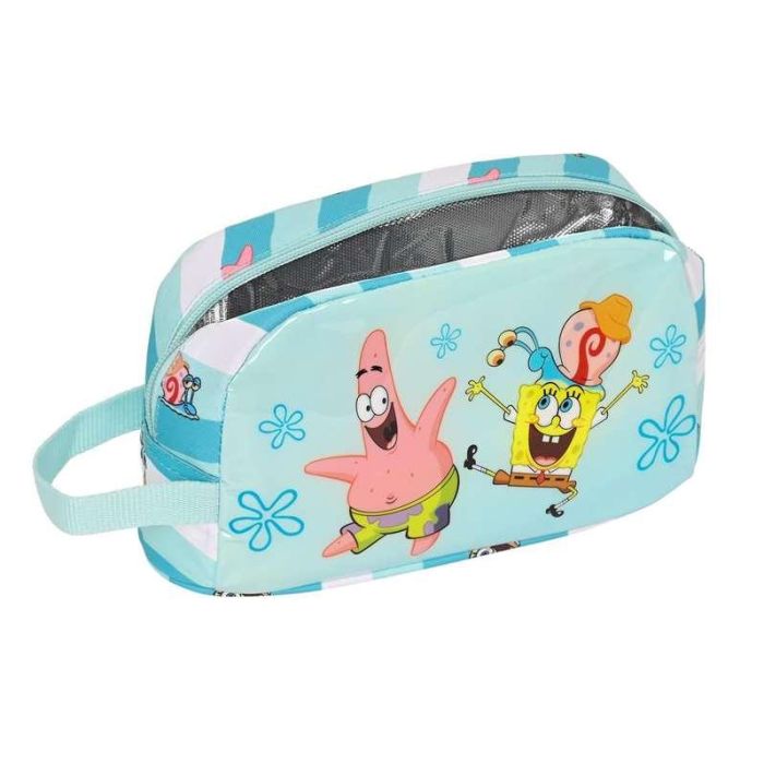 Portameriendas Térmico Spongebob Stay positive Azul Blanco (21.5 x 12 x 6.5 cm) 2 Portameriendas Térmico Spongebob Stay positive Azul Blanco (21.5 x 12 x 6.5 cm) 2
