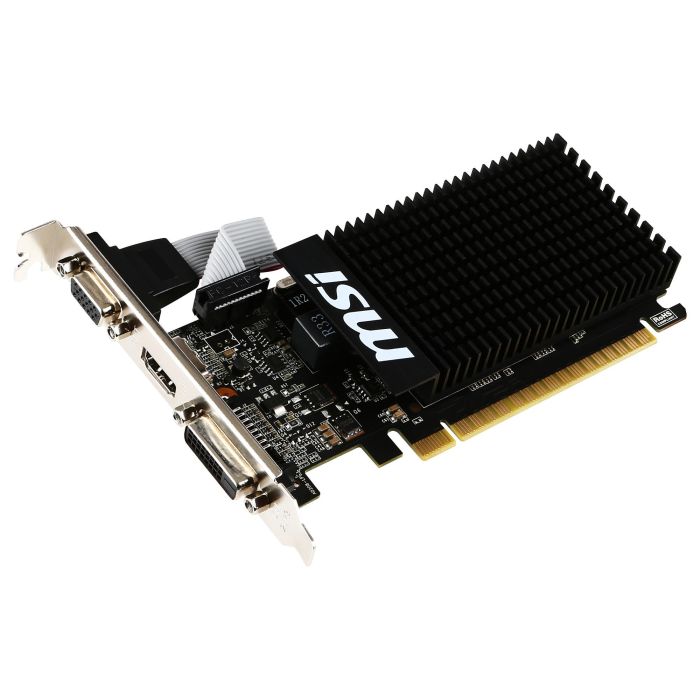 MSI 912-V809-2016 Tarjeta Gráfica NVIDIA GeForce GT 710 2 GB GDDR3 Pasivo 2