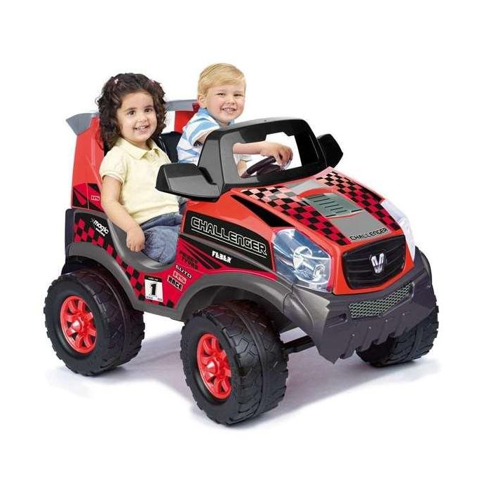 Feber Coche Eléctrico Challenger 12V | Vehículo Infantil para Niños 3 a 7 Años | Batería Incluida | Dimensiones 113x82x82 cm 1