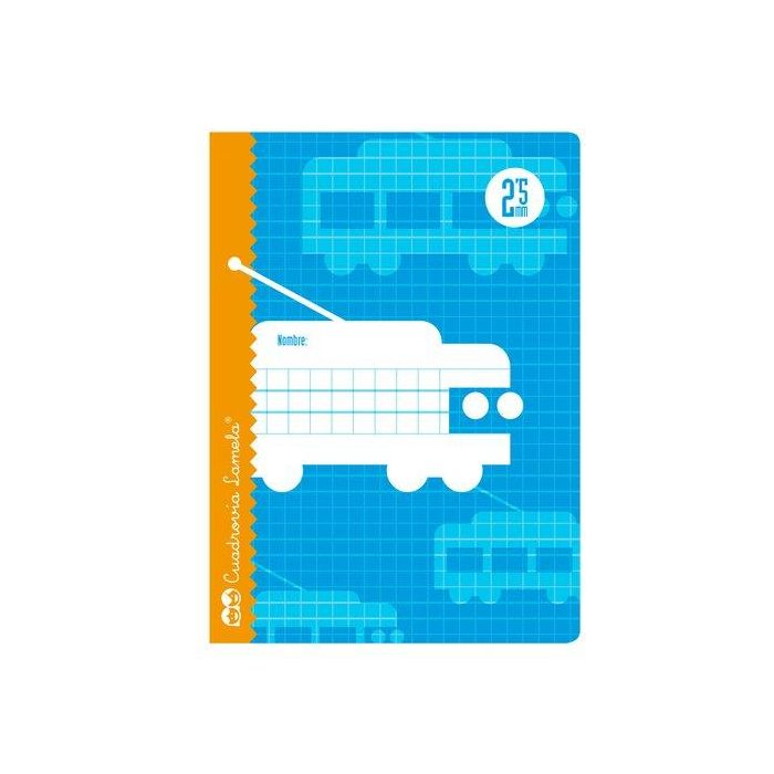 Lamela Libreta Grapada 30H 4º Cuadrovia 2,5 Mm (Set de 15)