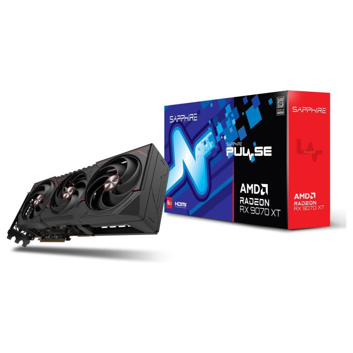 Sapphire RX 9070 XT 16GB GDDR6 3 Fan Tarjeta Gráfica con Refrigeración Tri-X para Gaming 7