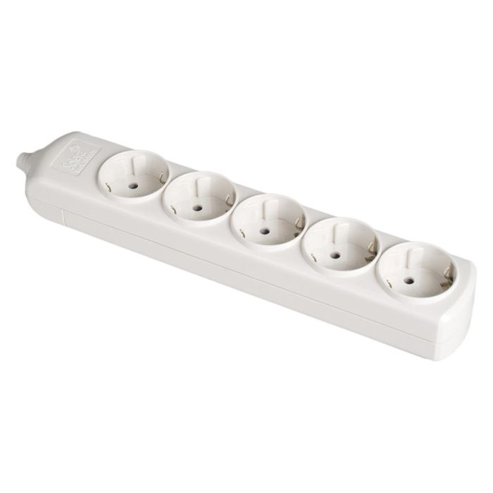 Base bipolar 5 tomas t/tl 10/16 a 250 v color blanco Base bipolar 5 tomas t/tl 10/16 a 250 v color blanco