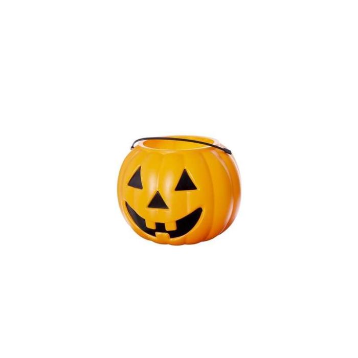 Cubo calabaza grande naranja 19 x 23 x 23 cm 1 Cubo calabaza grande naranja 19 x 23 x 23 cm 1