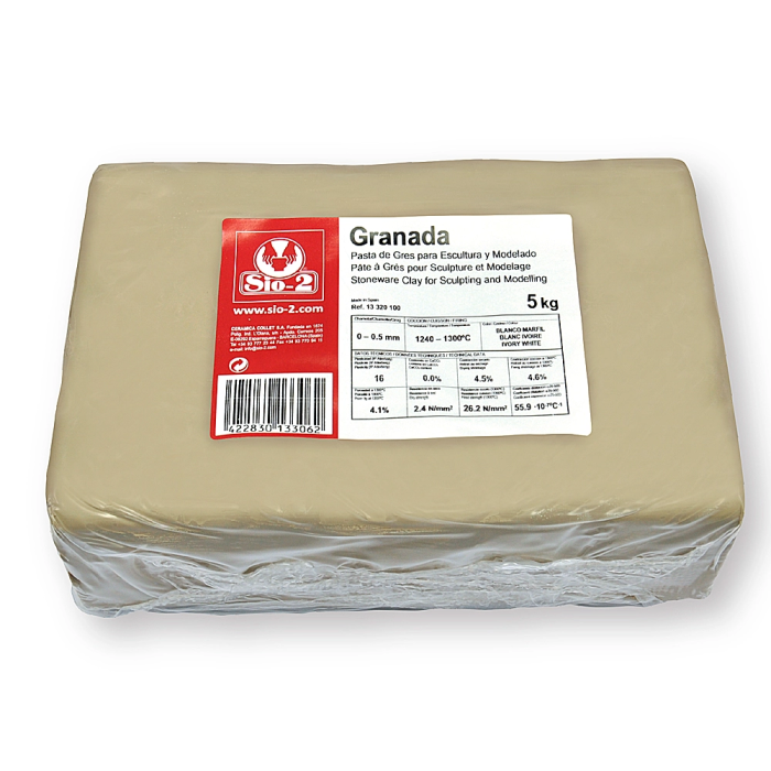Sio-2 Gres Granada Pasta de Modelar para Escultura y Modelado 5 kg 1 Sio-2 Gres Granada Pasta de Modelar para Escultura y Modelado 5 kg 1