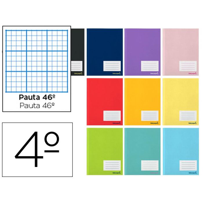 Libreta Liderpapel Smart A5 32 Hojas 60 gr-M2 Rayado Nº46 Colores Surtidos