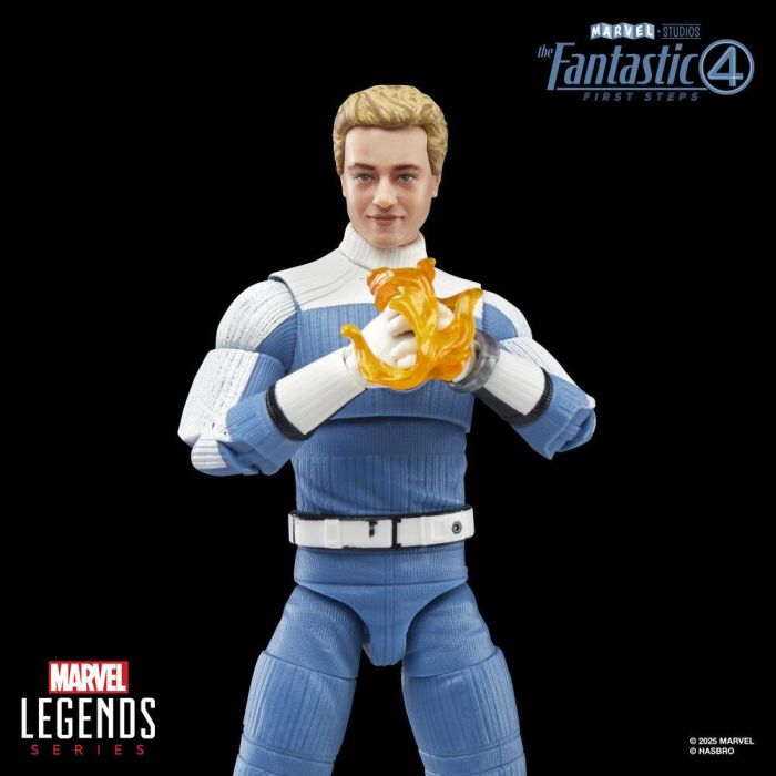 HASBRO Figura Los 4 Fantásticos Johnny Storm (Antorcha Humana) Articulada 15cm con Efecto de Fuego y Accesorios 3