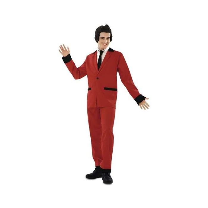 Disfraz adulto rockabilly rojo talla s Disfraz adulto rockabilly rojo talla s