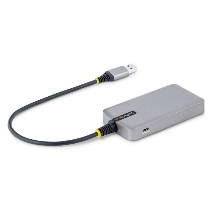 Hub USB Startech 5G4AB-USB-A-HUB Gris 4