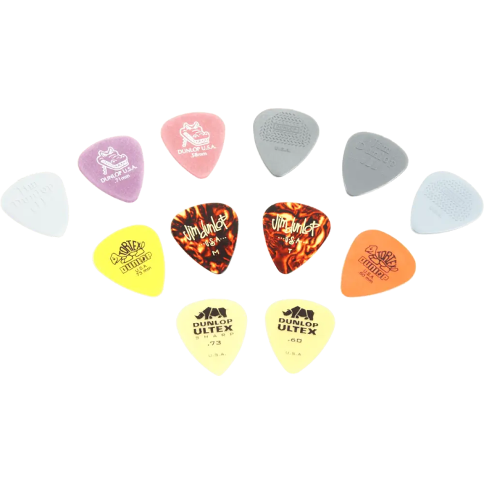 Dunlop Pack Variedad Púas Guitarra Light & Medium / 12 Unidades 2 Dunlop Pack Variedad Púas Guitarra Light & Medium / 12 Unidades 2