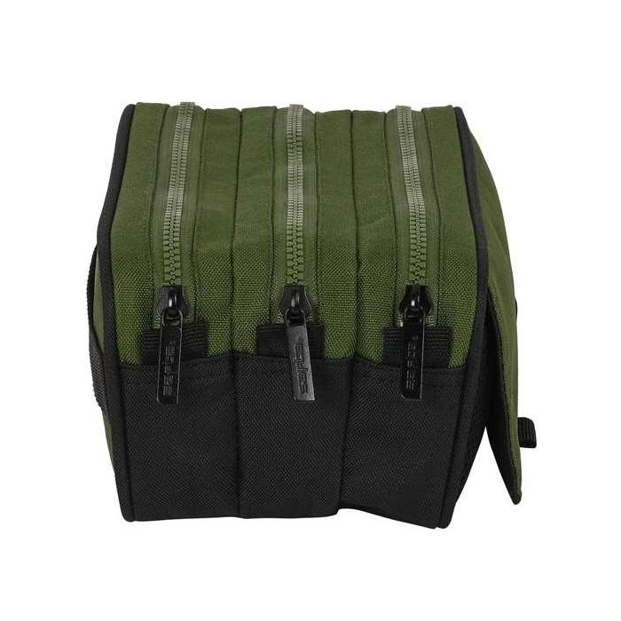 Portatodo Triple Safta Dark forest Negro Verde 21,5 x 10 x 8 cm 1 Portatodo Triple Safta Dark forest Negro Verde 21,5 x 10 x 8 cm 1
