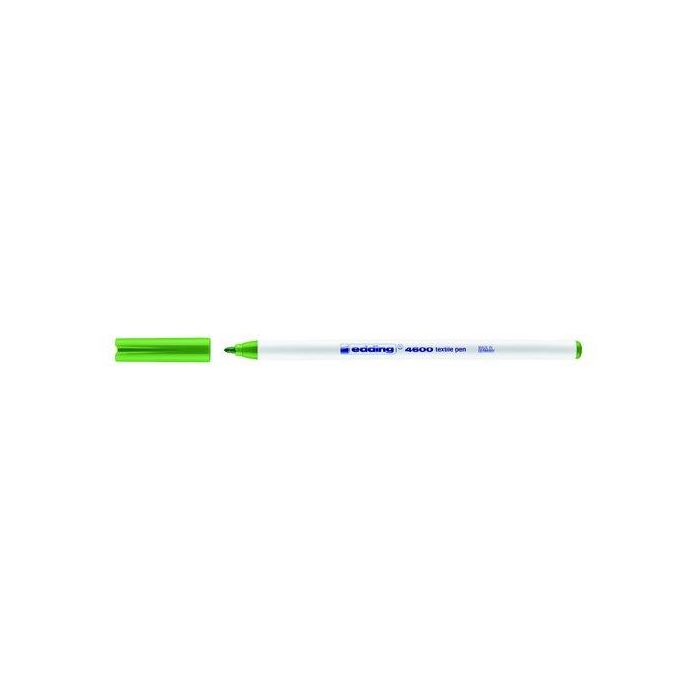 Marcador Textil Edding 4600 (Fino) Verde Claro 10 unidades