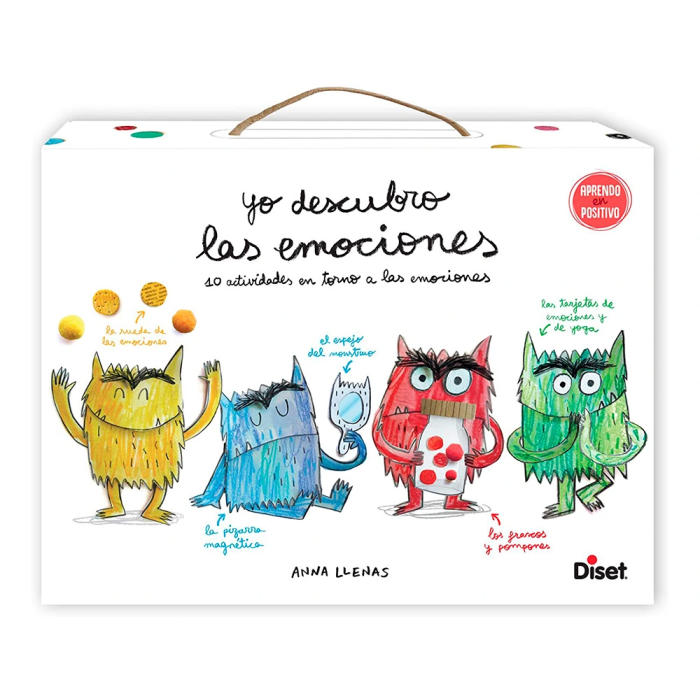 Diset Juego Yo Descubro las Emociones, El Monstruo de Colores con 10 Actividades para Niños 1