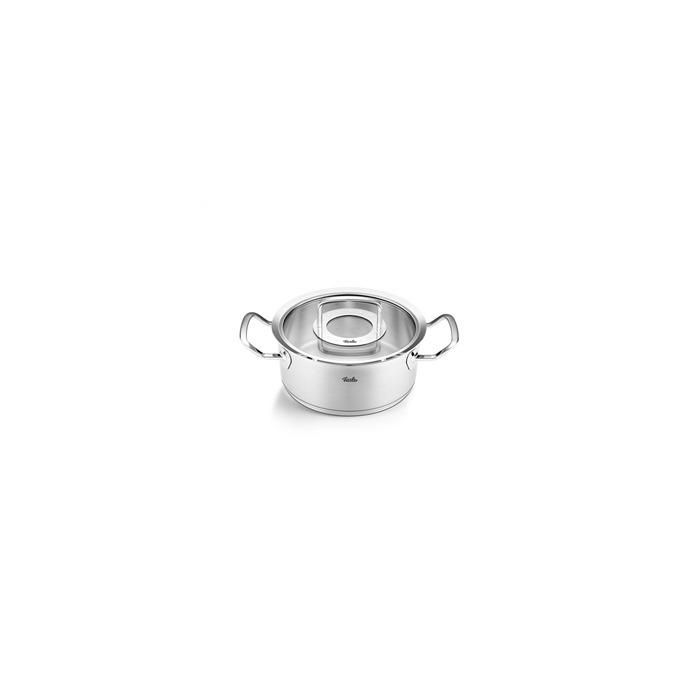 Fissler Profi Cacerola de 20 cm con tapa de cristal, apta para inducción, acero inoxidable 18/10 - 08413920000/0 Fissler Profi Cacerola de 20 cm con tapa de cristal, apta para inducción, acero inoxidable 18/10 - 08413920000/0