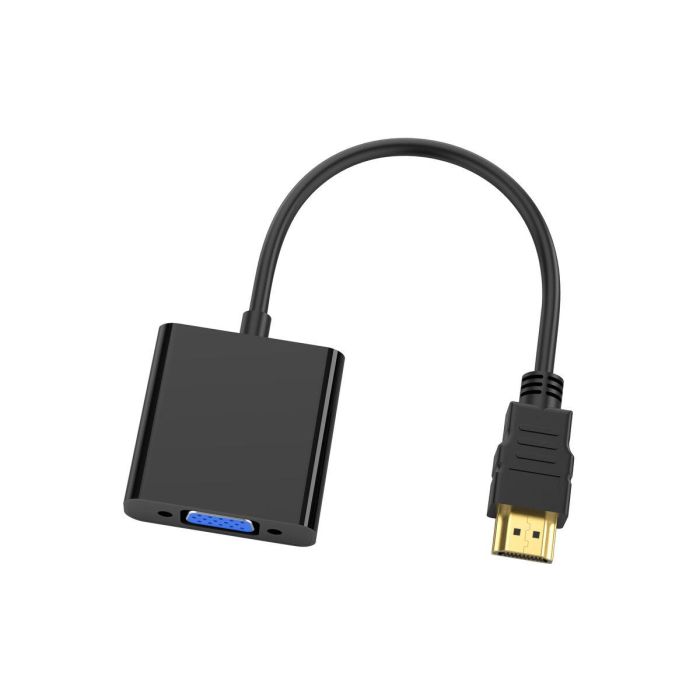Conceptronic Adaptador HDMI a VGA 0.25M ABBY20B - HDMI Macho a VGA Hembra, 1080p 60 Hz 1