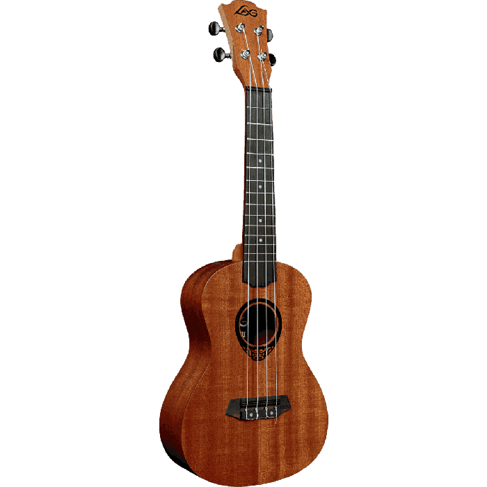 LAG Ukelele Tiki Uku Concert Sapele Palo de Rosa Indonesio Funda Incluida