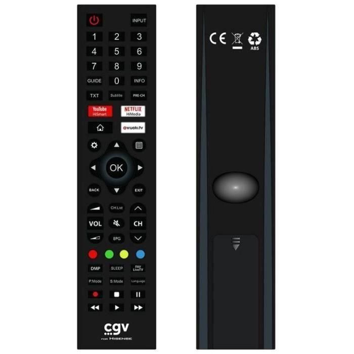 Mando a distancia de repuesto - Términos y Condiciones Generales - FIDELIO Hisense - Para televisores Hisense - Sin programación - Listo para usar Mando a distancia de repuesto - Términos y Condiciones Generales - FIDELIO Hisense - Para televisores Hisense - Sin programación - Listo para usar