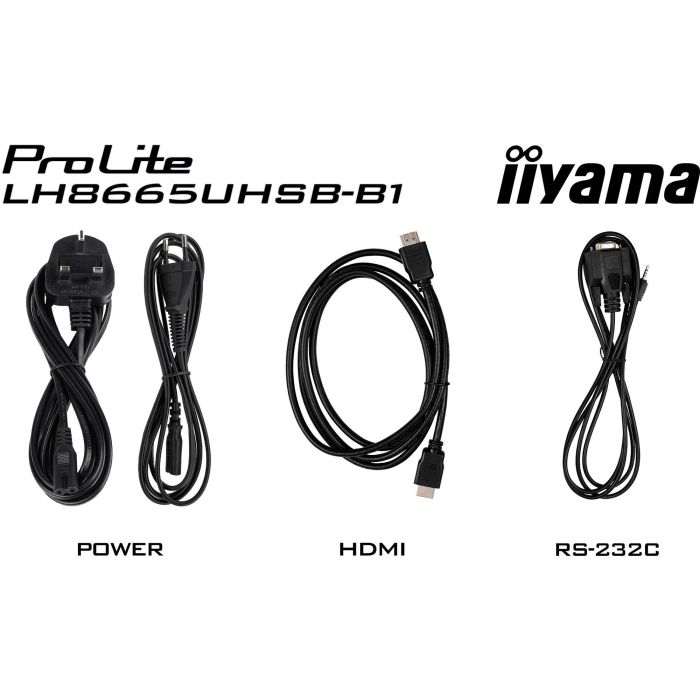 Iiyama Monitor 86" UHD IPS 4K, Android 11, LH8665UHSB-B1 8