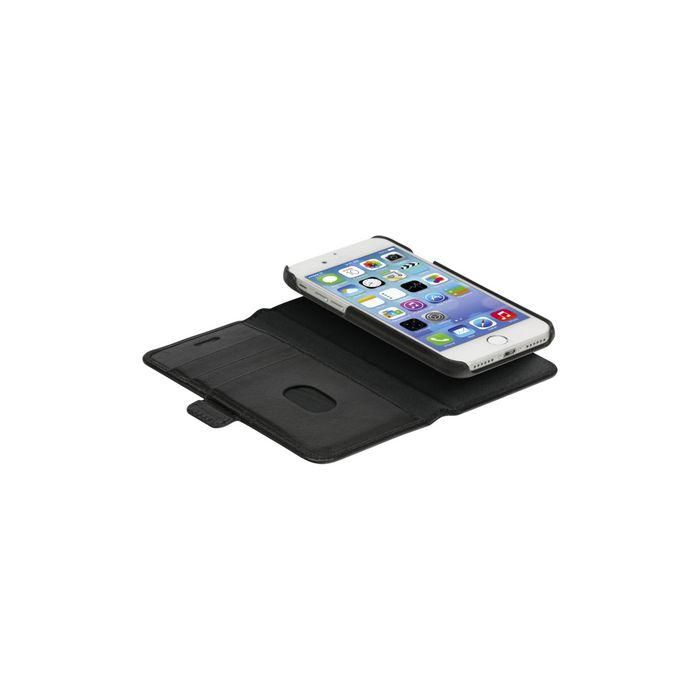 dbramante1928 Lynge 2-en-1 iPhone SE/8/7/6 Funda Cartera Desmontable Cuero de Grano Completo Sostenible Negro 1