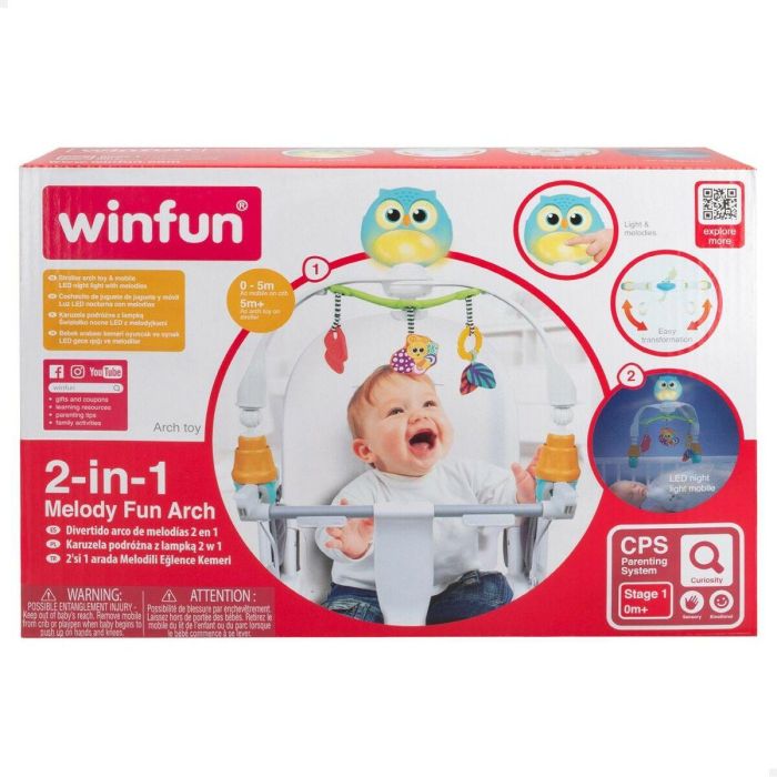 Carrusel para Cuna Winfun Tela Plástico 43 x 41 x 21,5 cm (6 Unidades) 1 Carrusel para Cuna Winfun Tela Plástico 43 x 41 x 21,5 cm (6 Unidades) 1