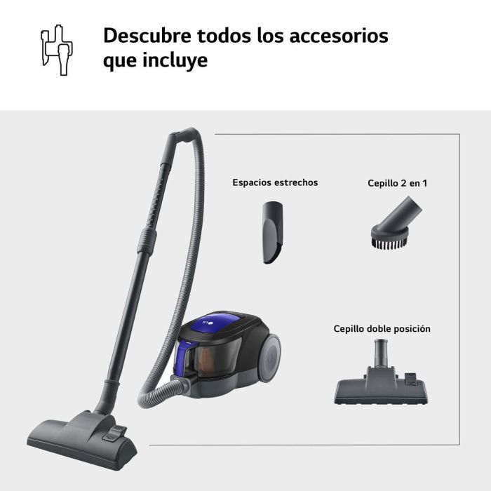 Aspiradora sin Bolsa LG VK8506NHAG Rojo 650 W 5 Aspiradora sin Bolsa LG VK8506NHAG Rojo 650 W 5
