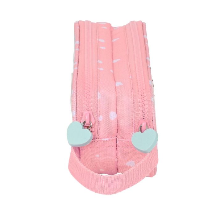 Portatodo Doble BlackFit8 Globitos Rosa 21 x 8 x 6 cm 1