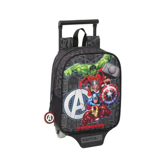 Mochila Escolar con Ruedas The Avengers Vendetta Negro 22 x 27 x 10 cm 0 Mochila Escolar con Ruedas The Avengers Vendetta Negro 22 x 27 x 10 cm 0