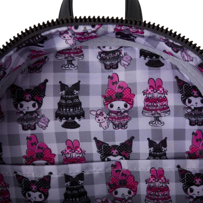 Mochila My Melody and Kuromi Sanrio Loungefly 26cm 4