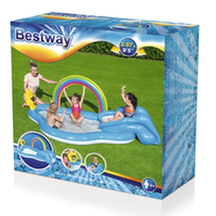 Bestway Piscina Hinchable Parque de Juegos Arcoiris 257x145x91 cm +2 Años Jardin 53092 16 Bestway Piscina Hinchable Parque de Juegos Arcoiris 257x145x91 cm +2 Años Jardin 53092 16