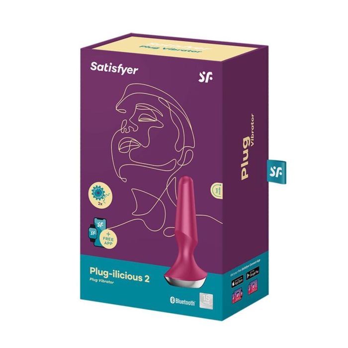 Satisfyer Plug-ilicious 2 vibrador rosa bluetooth y app