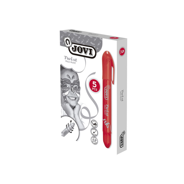 Jovi Maquillaje en Barra Twist Make-up Rojo Caja de 5 Unidades 1