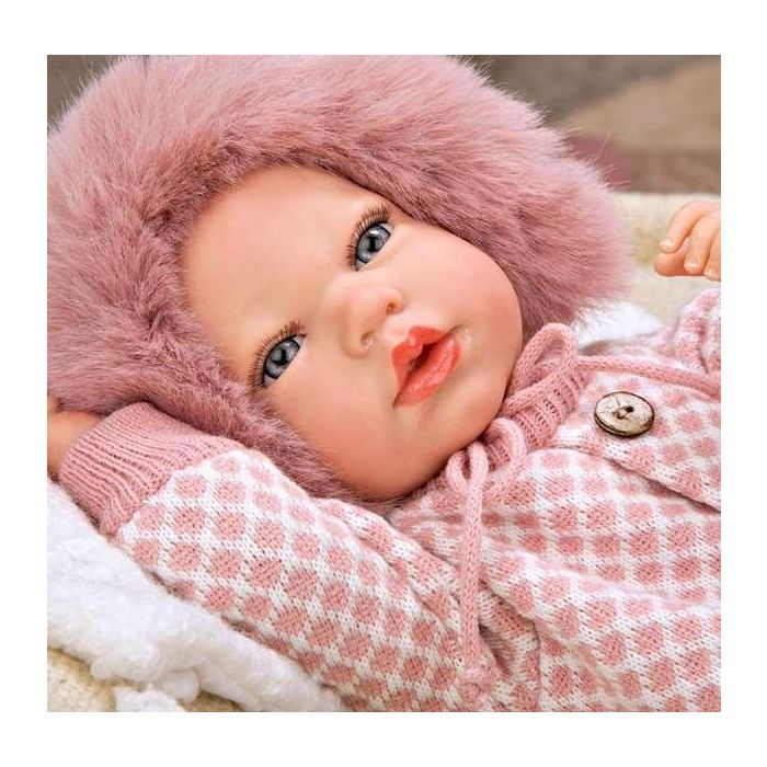 Muñeca reborn manuela con bolso y cojin 40 cm cuerpo blando 7 Muñeca reborn manuela con bolso y cojin 40 cm cuerpo blando 7