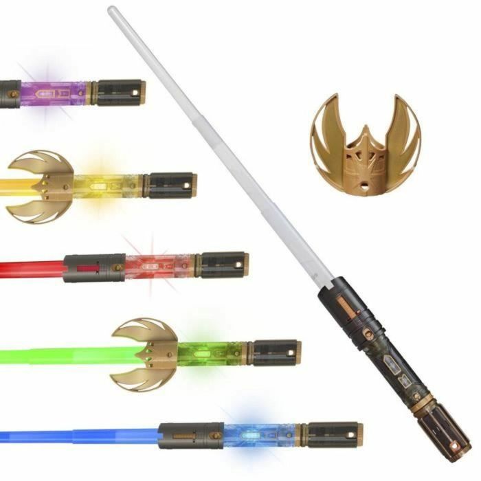 Hasbro HASF94995L0 Sable de Luz Electrónico Master Lightsaber Colors of the Force, hoja que cambia de color, 5 colores, para 6 años 1