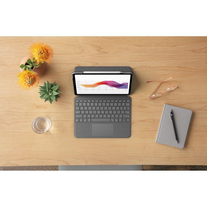 Logitech Folio Touch Teclado con Trackpad para iPad Air 4th Gen 19 Logitech Folio Touch Teclado con Trackpad para iPad Air 4th Gen 19