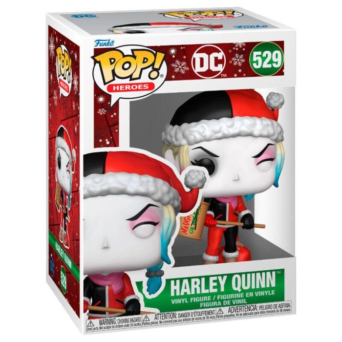 Funko Figura POP DC Comics Harley Quinn Holiday de Vinilo 9cm