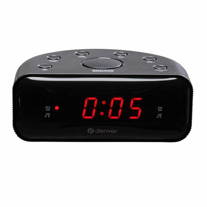 Reloj-Despertador Denver Electronics Negro 5