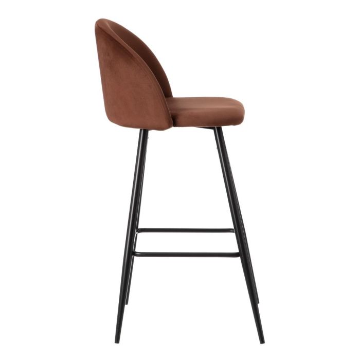 Taburete Alto Teja Tejido-Metal Salón 40,20 X 48,20 X 102 cm