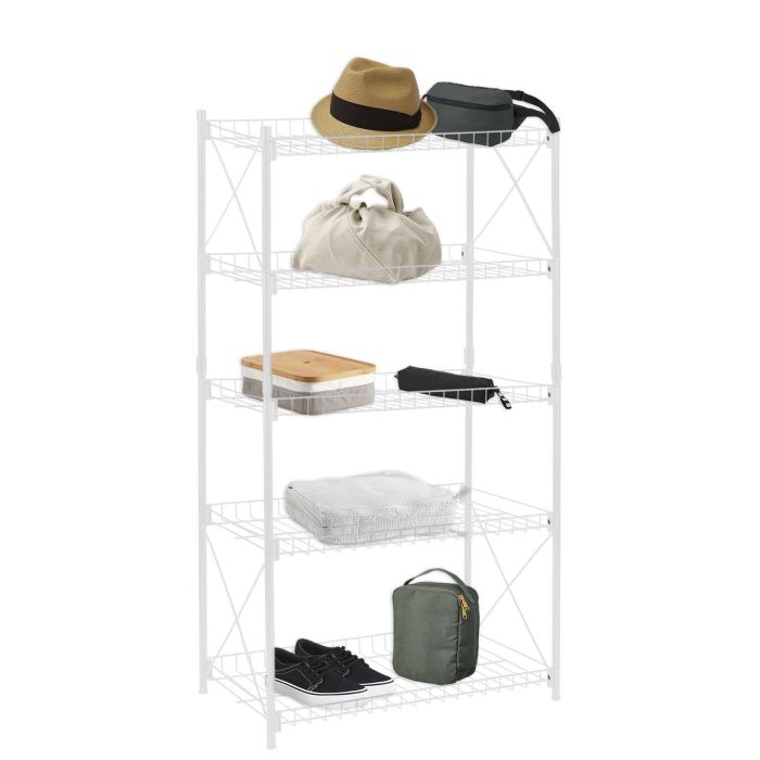 Confortime Estantería de Metal 5 Niveles 52 x 34 x 110 cm (2 Unidades) 2