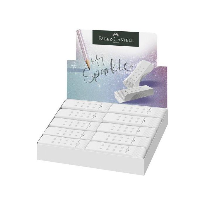Goma De Borrar Faber-Castell Rollon Blanca Caja De 20