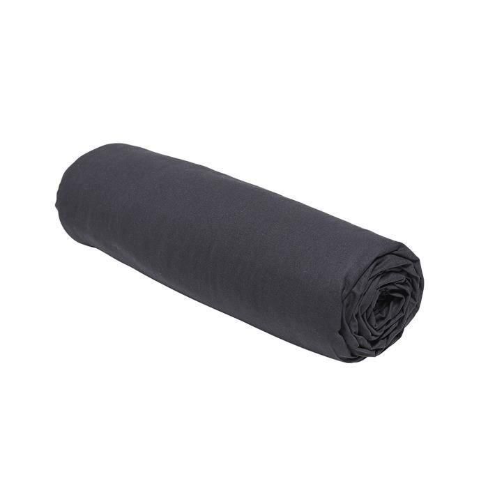 Hoy estiquial hoy Charg - 90 x 190 cm - 1 persona - 100% une algodón - carbón Hoy estiquial hoy Charg - 90 x 190 cm - 1 persona - 100% une algodón - carbón