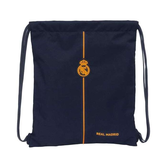 Bolsa Mochila con Cuerdas Real Madrid C.F. 2nd Kit 24/25 Azul marino 35 x 40 x 1 cm 4